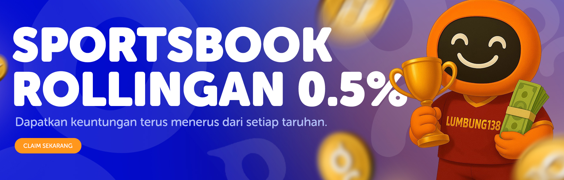 BONUS ROLLINGAN SPORTSBOOK 0.5%