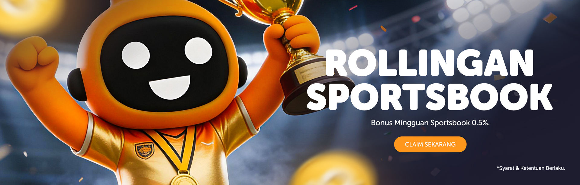 BONUS ROLLINGAN SPORTSBOOK 0.5%
