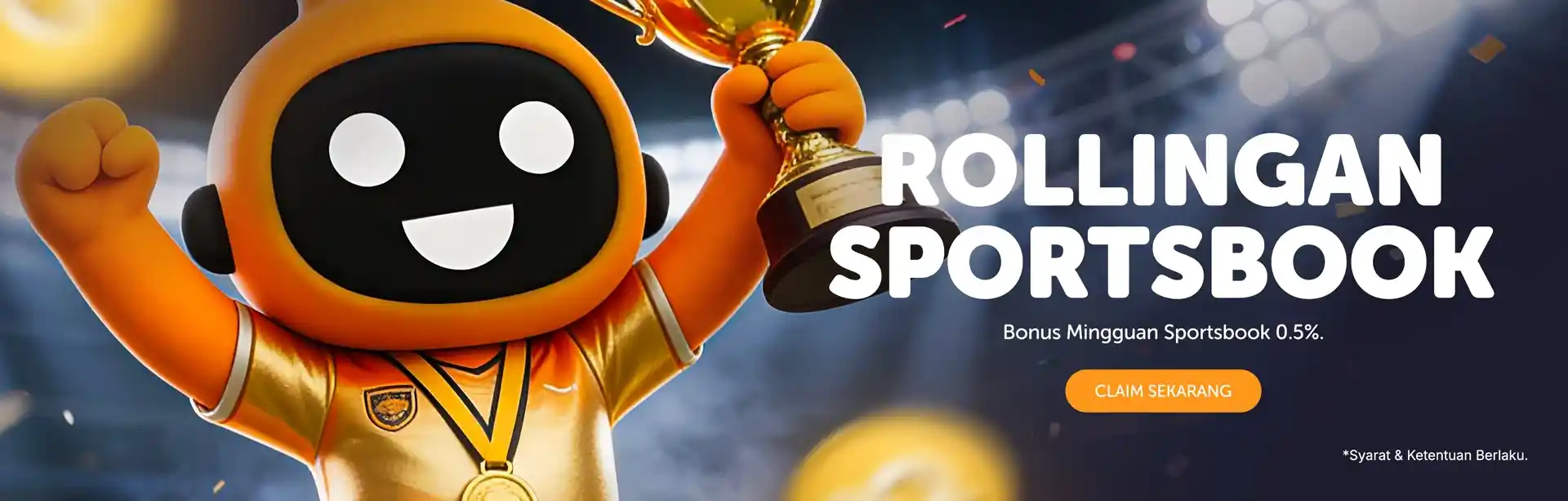 BONUS ROLLINGAN SPORTSBOOK 0.5%