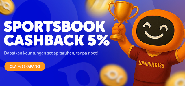 BONUS CASHBACK SPORTSBOOK 5%