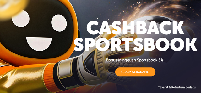 BONUS CASHBACK SPORTSBOOK 5%