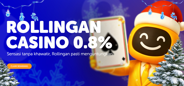 BONUS ROLLINGAN CASINO 0.8%