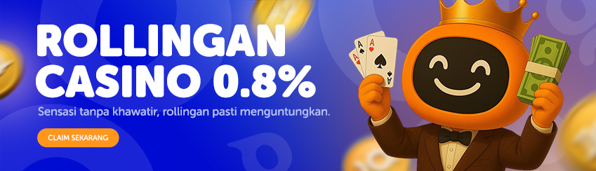 BONUS ROLLINGAN CASINO 0.8%