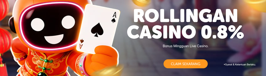 BONUS ROLLINGAN CASINO 0.8%