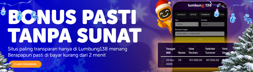 LUMBUNG138 SITUS ANTI SCAM & BONUS TRANSPARAN