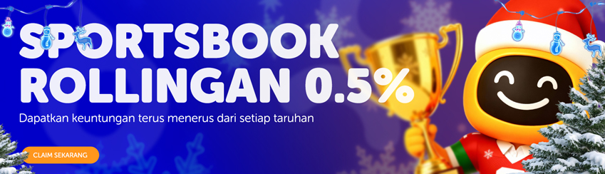 BONUS ROLLINGAN SPORTSBOOK 0.5%