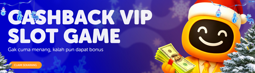 BONUS CASHBACK SLOT & ARCADE MINGGUAN VIP