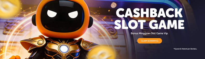 BONUS CASHBACK SLOT & ARCADE MINGGUAN VIP