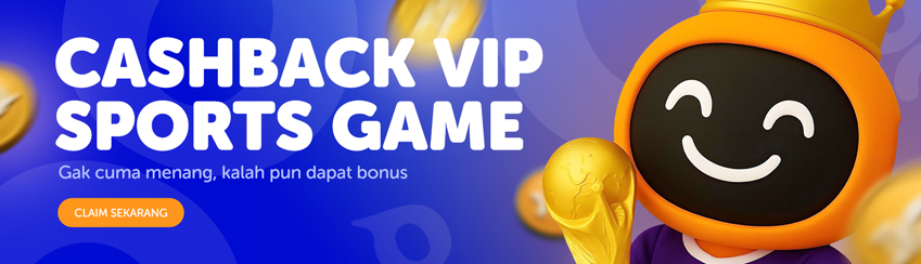 BONUS CASHBACK SPORTSBOOK MINGGUAN VIP