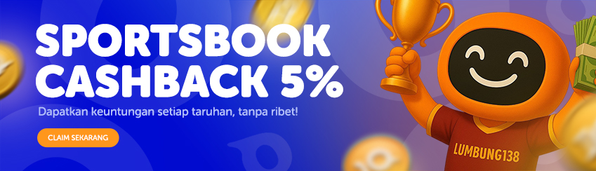 BONUS CASHBACK SPORTSBOOK 5%