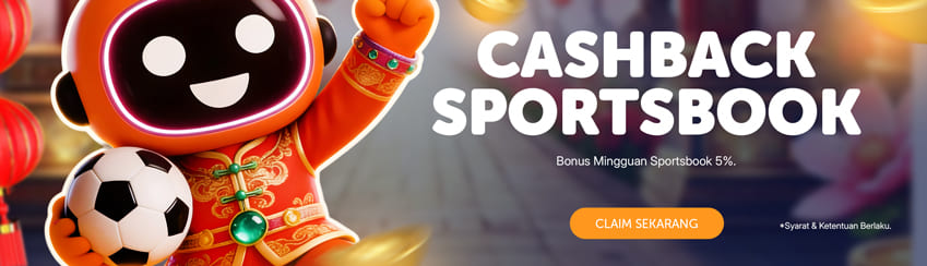 BONUS CASHBACK SPORTSBOOK 5%
